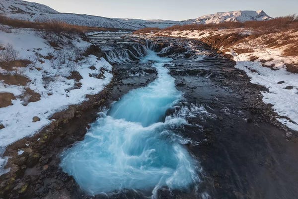 Sergio Lanza: Bruarfoss by Sergio Lanza