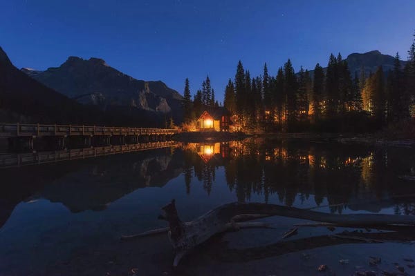 Sergio Lanza: Cabin By The Lake by Sergio Lanza
