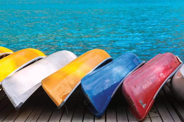 Canoes By Moraine