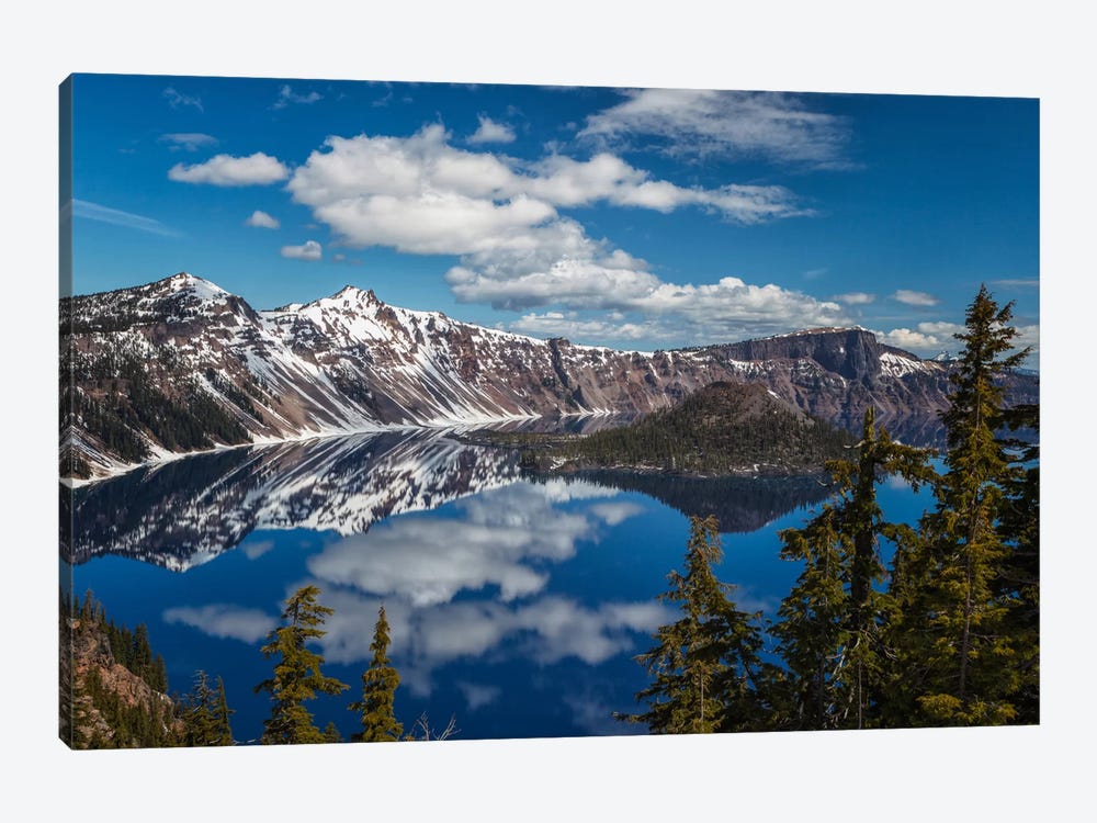 Crater Lake by Sergio Lanza 1-piece Canvas Art