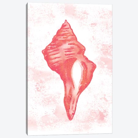 Coral Blush I Canvas Print #LOA18} by Louise Allen Canvas Wall Art