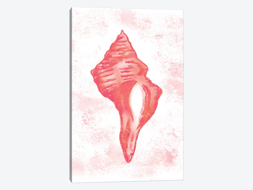 Coral Blush I by Louise Allen 1-piece Canvas Print
