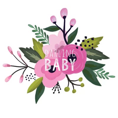 Sweet Baby Girl II by Louise Allen canvas print