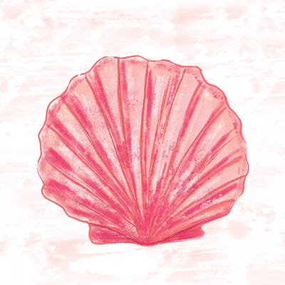 Coral Blush III by Louise Allen framed canvas print