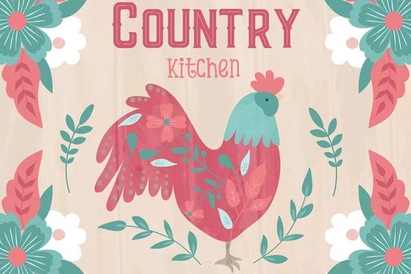 Pink Light Studio: Kitchen Time I by Louise Allen