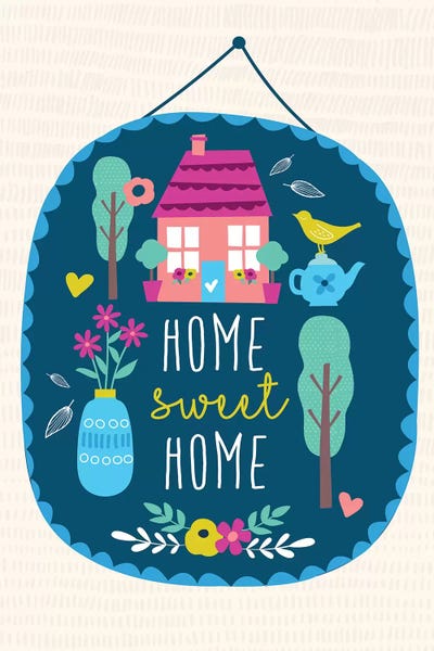 Bright Days by Louise Allen canvas print