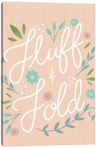 Fluff and Fold Canvas Art Print - Louise Allen
