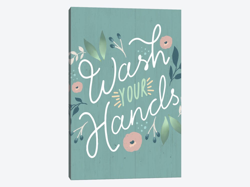Wash Your Hands by Louise Allen 1-piece Canvas Wall Art