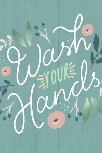 Pink Light Studio: Wash Your Hands by Louise Allen