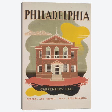 Philadelphia - Carpenters' Hall Canvas Print #LOC11} by Library of Congress Canvas Wall Art