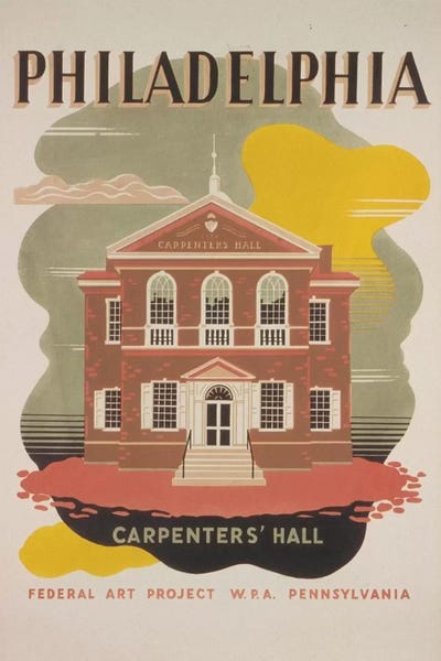 Pennsylvania: Philadelphia - Carpenters' Hall by Library of Congress