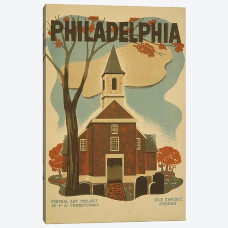 Philadelphia - Old Swedes Church Canvas Print #LOC12} by Library of Congress Canvas Art