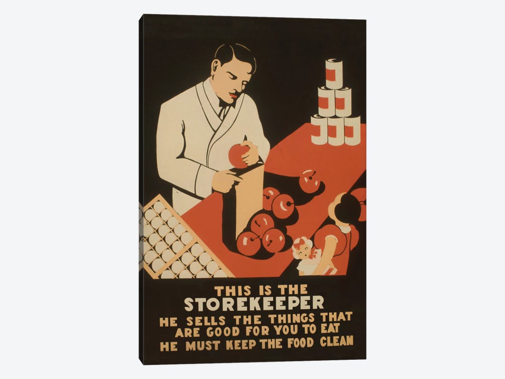 The Storekeeper by Library of Congress 1-piece Canvas Wall Art