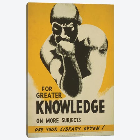 Use Your Library Often! Canvas Print #LOC23} by Library of Congress Art Print