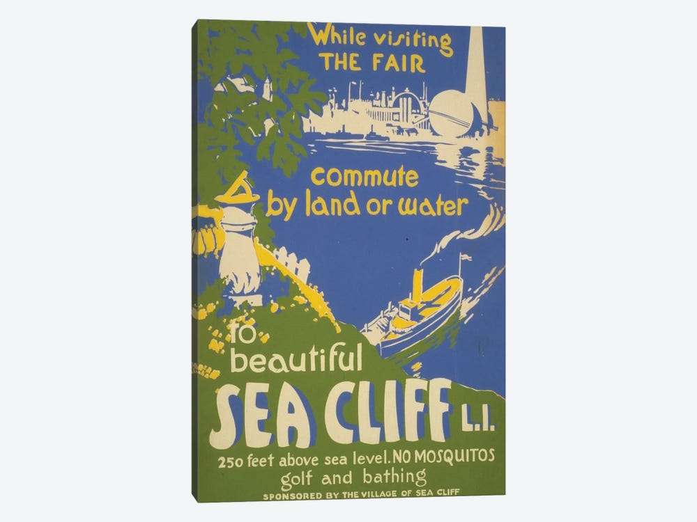 Visit Sea Cliff, L.I. by Library of Congress 1-piece Canvas Artwork