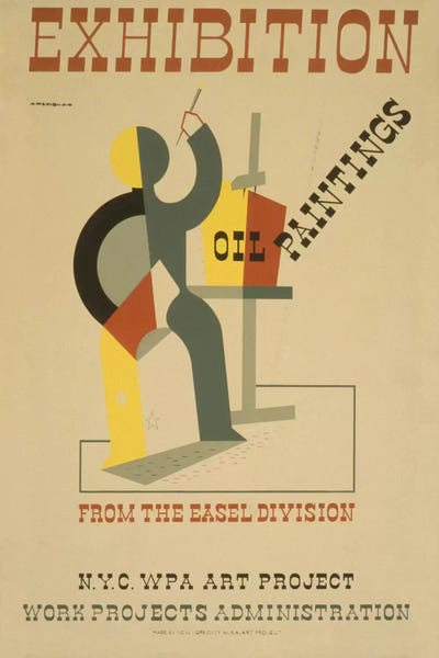 Library of Congress: WPA Art Project: Oil Paintings From The Easel Division by Library of Congress