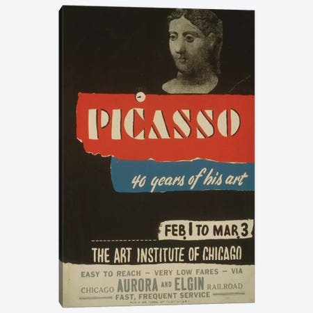 WPA Art Project: Picasso - 40 Years Of His Art Canvas Print #LOC32} by Library of Congress Canvas Artwork