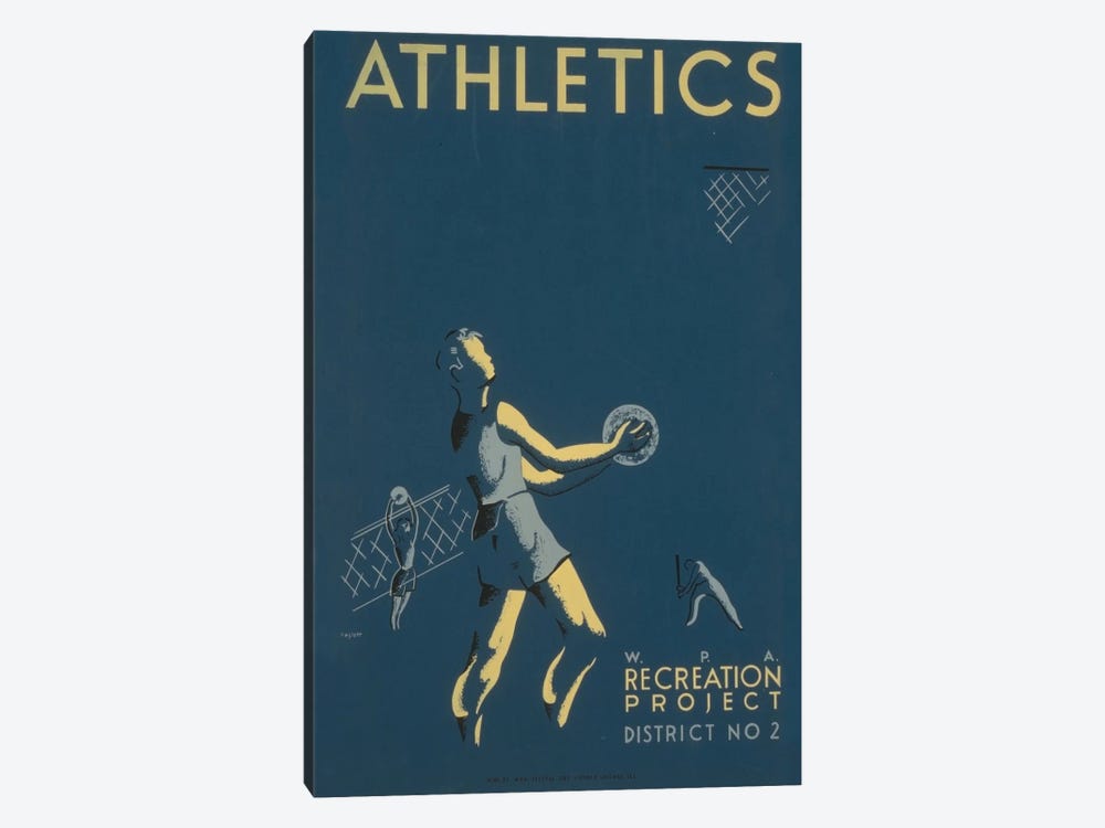 WPA Recreation Project: Athletics I by Library of Congress 1-piece Art Print