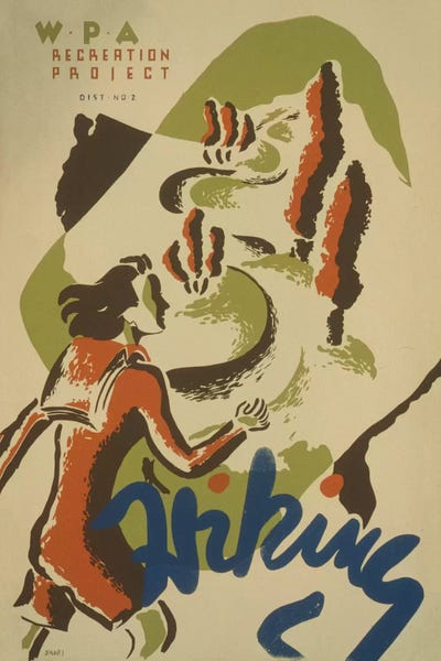 Library of Congress: WPA Recreation Project: Hiking by Library of Congress