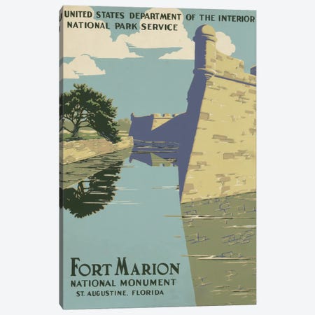 Fort Marion National Monument, St. Augustine, Florida Canvas Print #LOC3} by Library of Congress Canvas Art Print