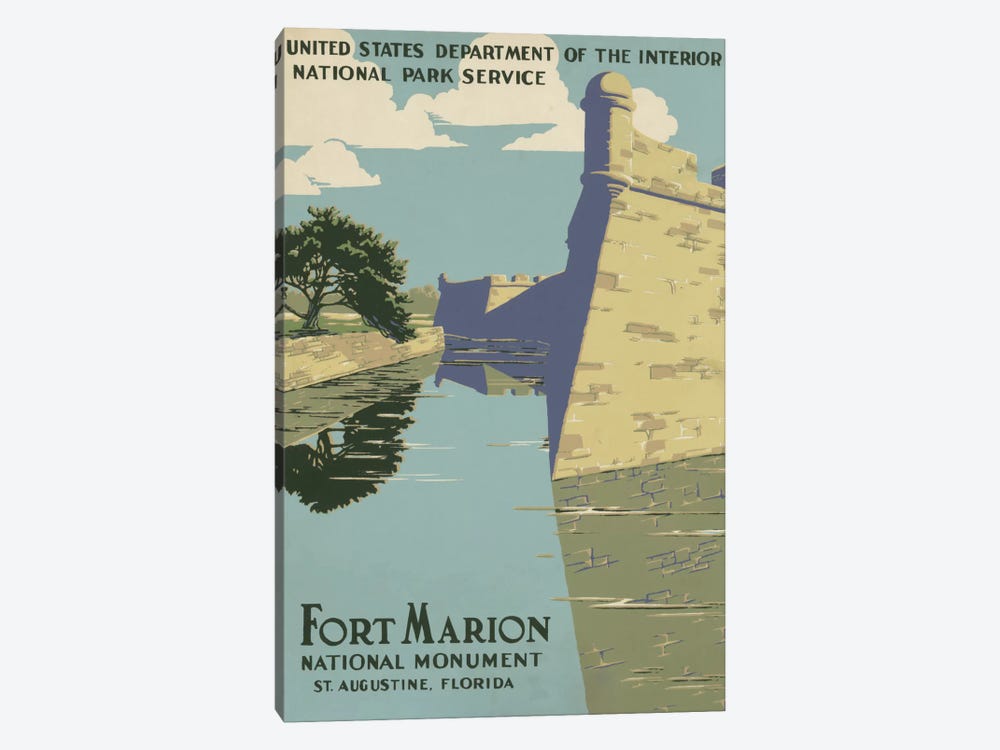 Fort Marion National Monument, St. Augustine, Florida by Library of Congress 1-piece Canvas Art