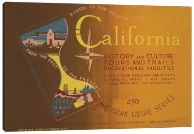 The Golden State Canvas Art Print - Library of Congress