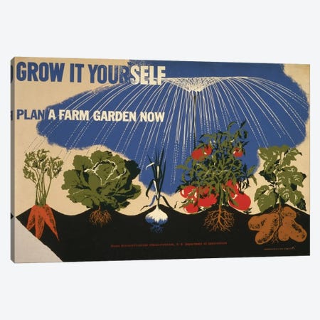 Grow It Yourself Canvas Print #LOC7} by Library of Congress Canvas Artwork