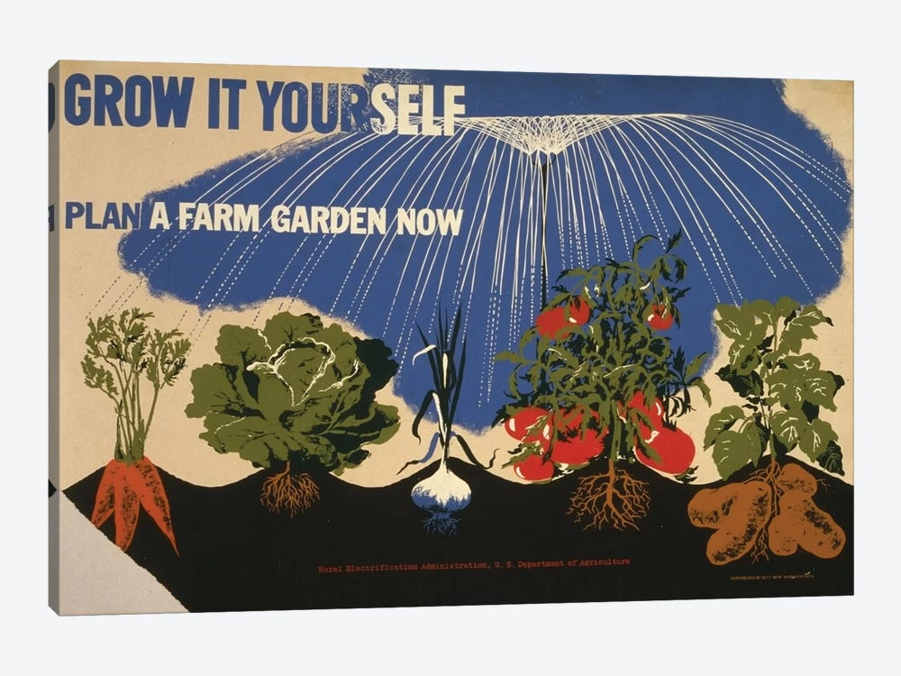 Grow It Yourself by Library of Congress 1-piece Canvas Artwork