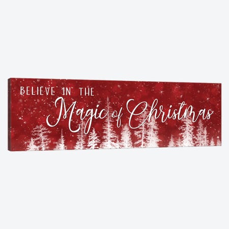Believe in the Magic of Christmas Canvas Print #LOD125} by Lori Deiter Canvas Artwork