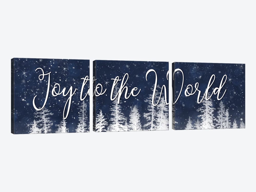 Joy to the World by Lori Deiter 3-piece Canvas Print