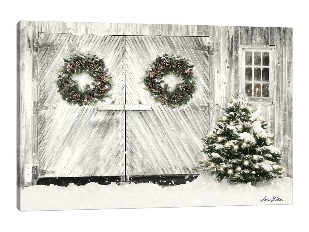 Backdrop - Barn Door (8 x 8 frame with stretch canvas
