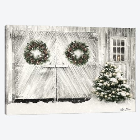Christmas Barn Doors Canvas Print #LOD143} by Lori Deiter Canvas Print