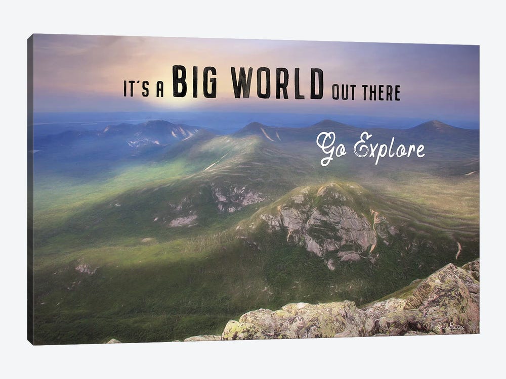 It's a Big World Out There by Lori Deiter 1-piece Canvas Art