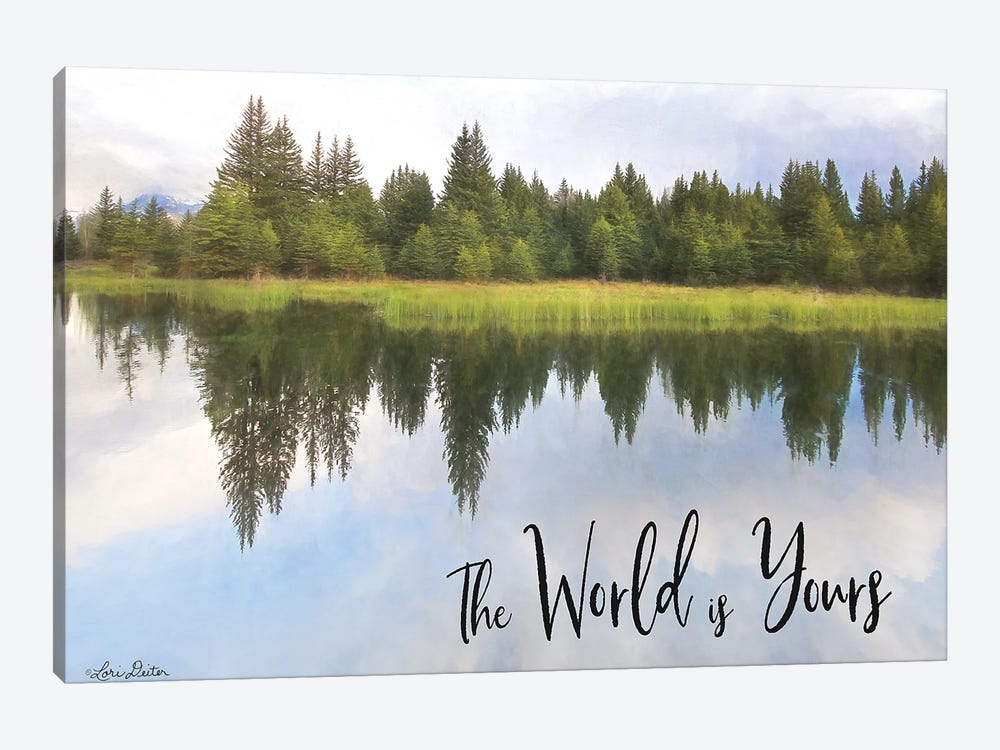 The World is Yours 1-piece Canvas Artwork