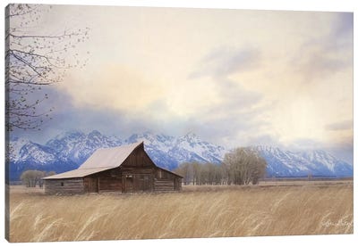 Faith to Move Mountains Canvas Art Print - Modern Farmhouse Living Room Art