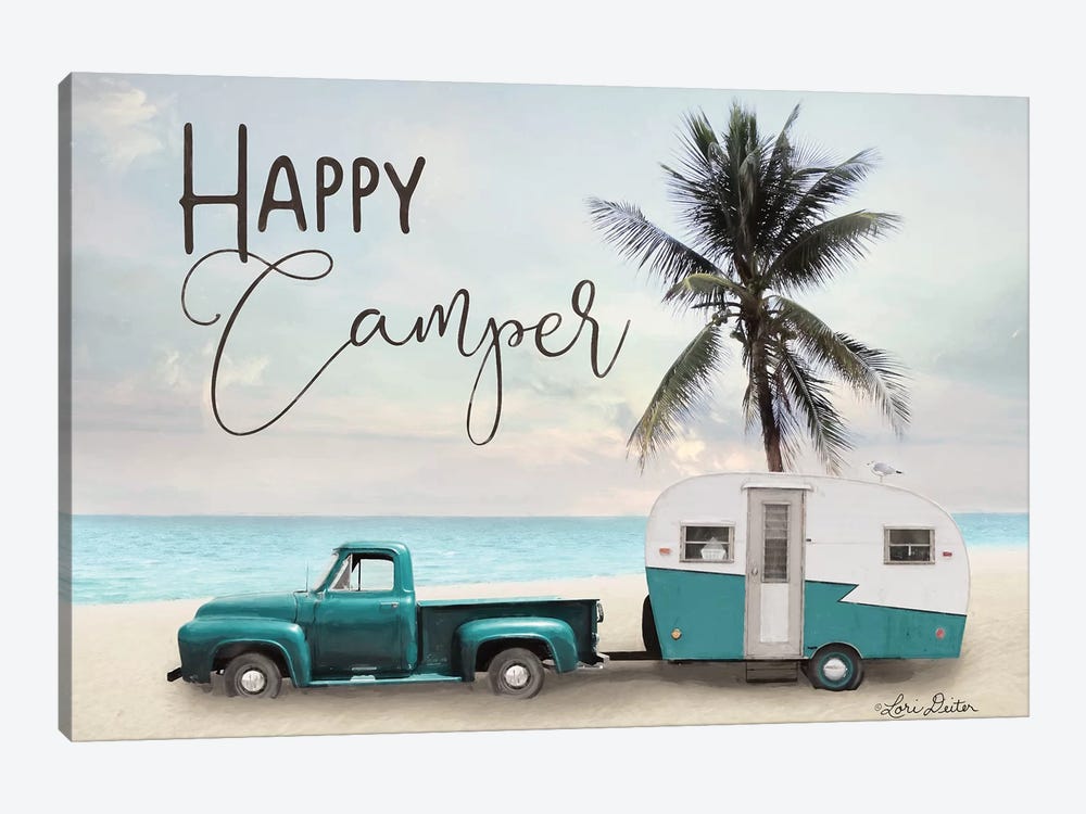 Happy Camper    by Lori Deiter 1-piece Canvas Art Print