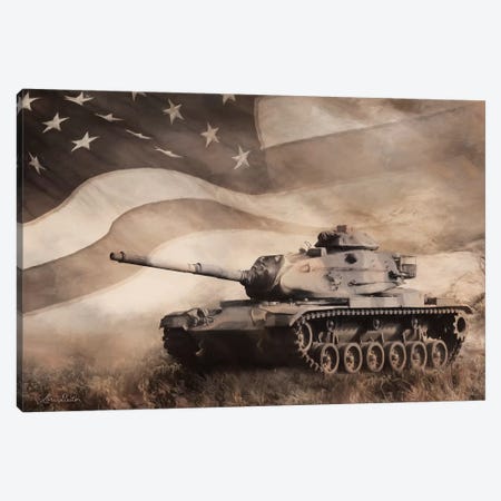 The Liberator Tank Canvas Print #LOD202} by Lori Deiter Canvas Artwork