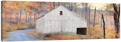 Fall at the Barn Canvas Art Print - Lori Deiter