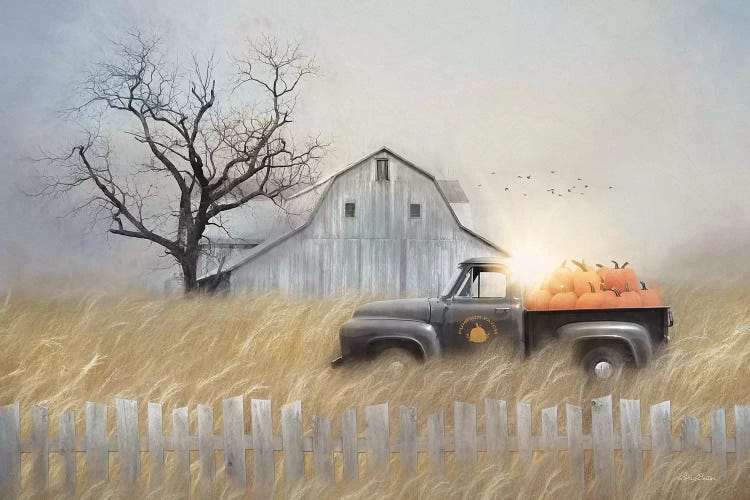 Fall Pumpkin Harvest by Lori Deiter wall art