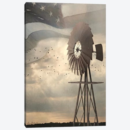 Land That I Love Windmill I Canvas Print #LOD220} by Lori Deiter Canvas Artwork