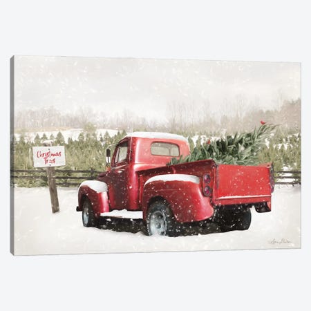 Christmas Tree Pick Canvas Print #LOD237} by Lori Deiter Canvas Artwork