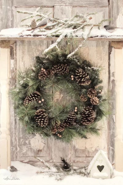 Rustic Winter: Feeding Station I by Lori Deiter