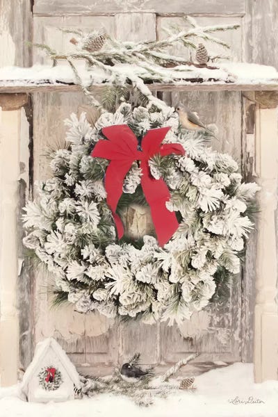 Rustic Winter: Feeding Station II by Lori Deiter