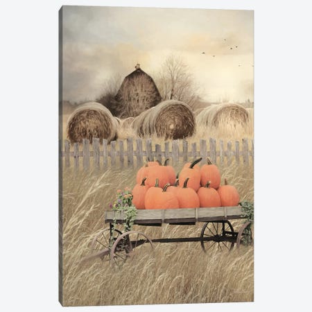 Pumpkin Harvest Canvas Print #LOD259} by Lori Deiter Canvas Art Print