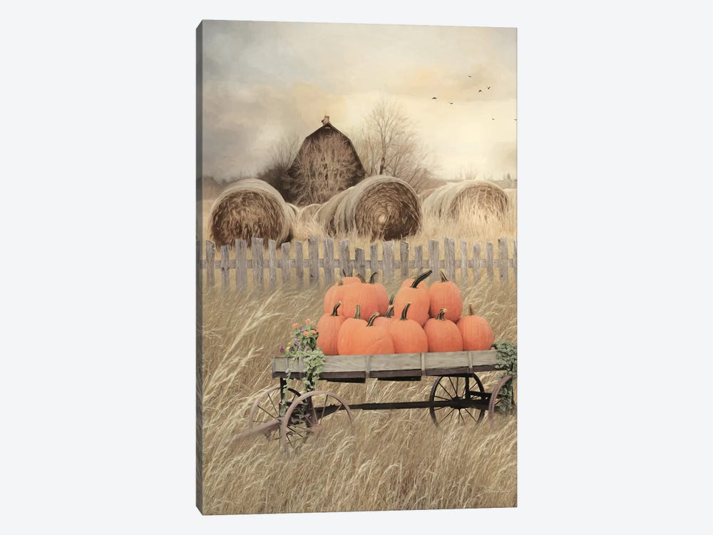 Pumpkin Harvest by Lori Deiter 1-piece Canvas Print
