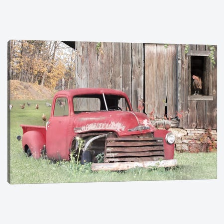 Red And Rusty I Canvas Print #LOD260} by Lori Deiter Canvas Artwork