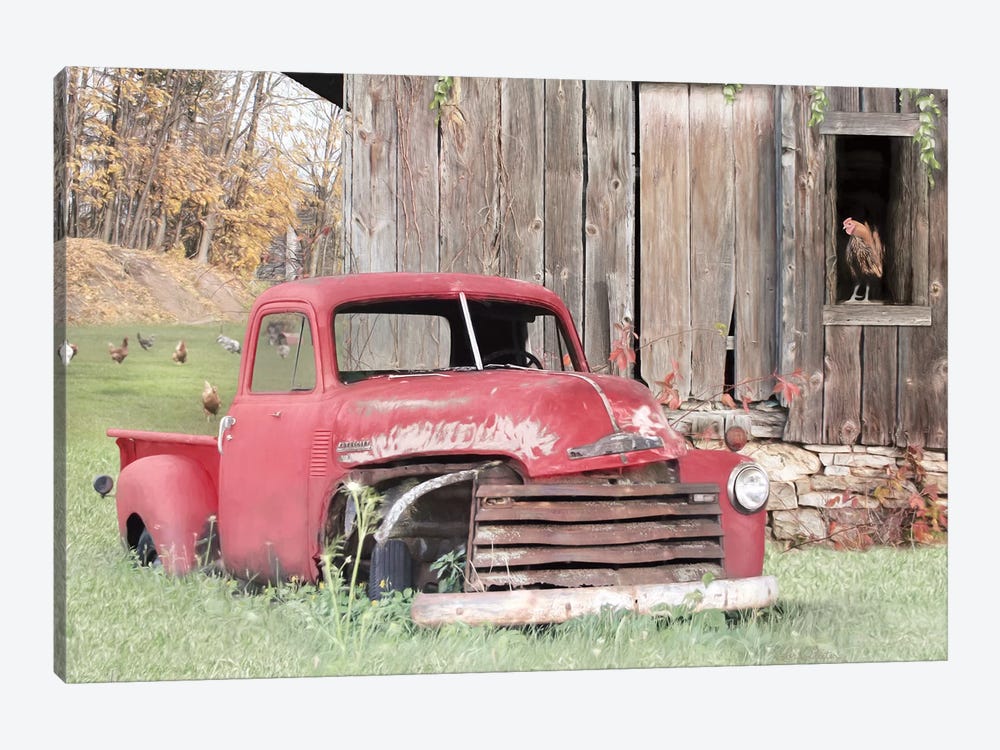 Red And Rusty I by Lori Deiter 1-piece Canvas Print