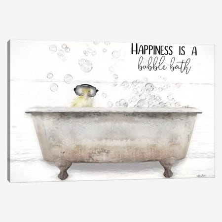 Happiness Bubble Bath Canvas Print #LOD283} by Lori Deiter Canvas Art