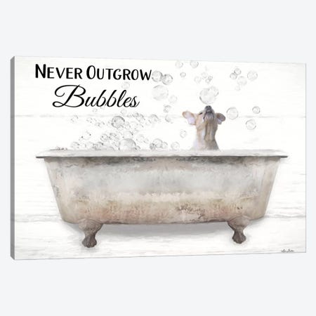 Never Outgrow Bubbles Canvas Print #LOD286} by Lori Deiter Art Print