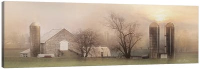 Old Stone Barn Canvas Art Print - Scenic & Nature Photography